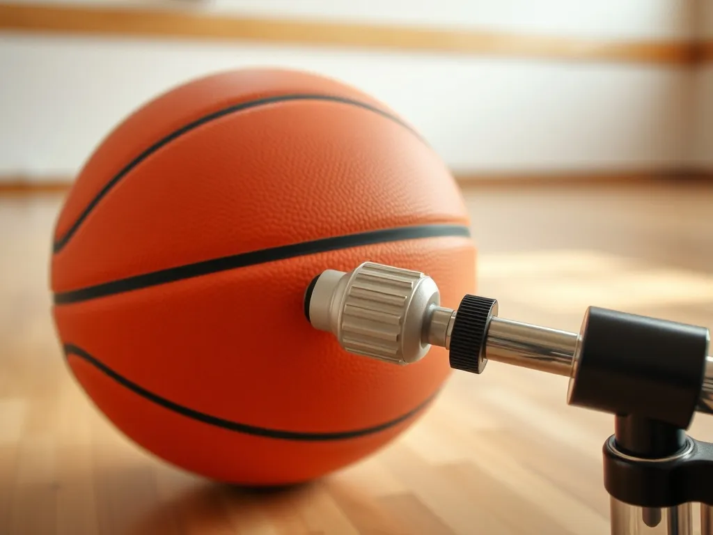 Jak napompować piłkę do koszykówki bez igły?